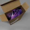 Relohas Deluxe 5 in 1 Silicone Accessories for Meta Quest 3, VR Protective Case Set, Controller Grip Cover, VR Shell Cover, Face Cover, Gifts for Christmas & Halloween (Galaxy Purple)