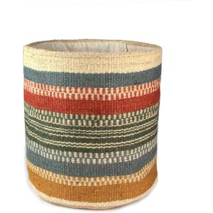 Sturdy Jute Planter Basket Modern Woven Basket for 8" Flower Pot Floor Indoor Planters, 10 x 10 Storage Organizer Basket Home Decor Boho Chic Storage Earth-Friendly Planter (10x10 Inches, Multi)