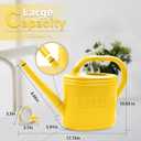 Watering Can for Indoor & Outdoor Plants, Plant Watering Can with Stainless Steel Shower Head, 1 Gallon Plastic Watering Can for Garden, Flowers, Vegetable, Greenhouse