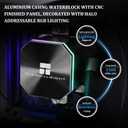 Thermalrlght Frozen Edge 360 Black CPU Liquid Cooler,Efficient PWM Controlled Pump 3300RPM,120mm PWM Fan,Water Cooling Computer Parts,for AMD AM4/AM5,Intel 1150/1151/1200/2011/1700,Computer AIO Cooler
