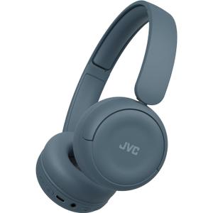 JVC Wireless Headphones with 50H Battery Life, Soft Cushions, Foldable Design, Bluetooth 5.3, Multipoint Connection, App EQ, Built-in Mic  Retro Blue - HAS59WA