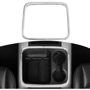 for RAM Center Console Storage Tray Trim Cover Frame for RAM 1500 2015-2018 Chrome Interior Accessories 1pc