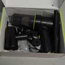 CODN Handheld Car Vacuum Portable Cordless 12000PA, 2 in 1 Handheld Vacuum Cleaner and Air Duster with Multi-Nozzles and LED Light, Mini Hand Held Vacuum Rechargeable for Home, Car, Office, Pet Hair (Black & Green)