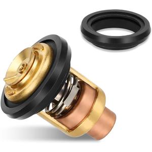 5005440 Thermostat with Gasket replacement for Johnson Evinrude Outboard Motors Boat 5-235 HP 60C 140F replaces 8330720 777260 0377148