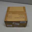 Marsmiles 6.7" Floating Shelves for Wall, Wooden Shelves with Invisible Brackets Set of 2, Rustic Farmhouse Wall Mounted Shelf for Kitchen Bathroom Living Room Study, Rustic Brown