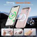 Magnetic for iPhone 15 Case with Screen Protector - Wireless Charging Compatible - Upgraded Camera Protection - Silicone Shockproof Protective Phone Case for iPhone 15 6.1" - Light Pink