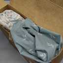 2-Pack Waterproof Baby Crib Sheets for Boys, Girls - 52x28 Viscose Derived from Bamboo Toddler Bed Sheet Neutral, Fitted Crib Mattress Protector Cover for Baby Bedding, Soft & Gentle (Prairie)