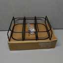 3-Tier Wall-Mounted Metal Wire Organizer Rack