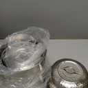 nu steel Set Of 4 Food storage Container Kitchen Hammered Canister with black nickel finish