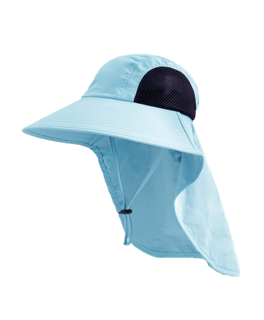 Sun Hat for Men Women with Neck Flap,UPF 50+ UV Protective Hiking Fishing Hats,Wide Brim Sun Hat for Women&Men