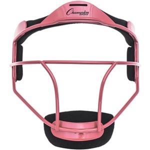 Champion Sports Steel Softball Face Mask  Durable Fielders Mask for Youth & Adults, Multiple Colors for Practice & Games (Pink)