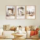 HPINUB Jesus Easter Framed Canvas Wall Art Set,Large Religious Christian Bible Verse Wall Decor,Resurrection Sunday Artwork for Living Room,Church Christian Easter Gift-16"x24"x3