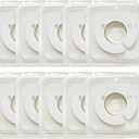Ostomy Barrier Rings, Moldable & Leakproof with Directional Spout, 24" Adjustable Stoma Seal, Skin-Friendly Cohesive Seal for Colostomy Ileostomy Urostomy, 10 Pcs