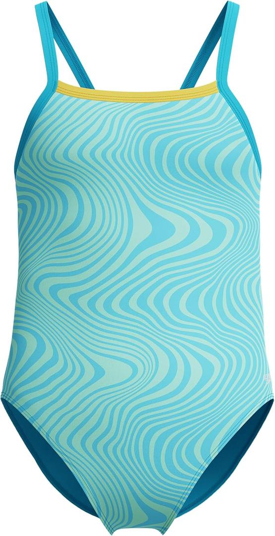 Speedo Girl's Swimsuit One Piece Thin Straps (10)