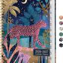 Academic Planner 2026-2027, Jul 2026-Jun 2027 Monthly & Weekly Planner | 6.3"x8.5" Pretty Calendar Planner for Women, Hardcover Organizer with tabs, School Office Home Supplies, Midnight Jungle