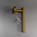 NearMoon Bathroom Toilet Paper Holder, Premium SUS304 Stainless Steel Rustproof Wall Mounted Toilet Roll Holder for Bathroom, Kitchen (1 Pack, Brushed Gold)