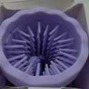Dog Paw Cleaner, Washer, Muddy Pet Foot Cleaner for Small Medium Large Breed Dogs/Cats (with 3 absorbent towel) (Purple, Large)