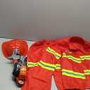 Kids Fireman Firefighter Costume Toys with Complete Accessories for Boys Girls Birthday Halloween Party Dress Up 10-11years