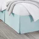 Nestl Light Baby Blue Full Bed Skirt - Full Size Bed Skirt 14 Inch Drop - Brushed Microfiber Bed Skirts - Hotel Quality Pleated Bed Skirt - Shrinkage & Fade Resistant