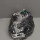 KNEOQIT Luxury Black Velvet Curtain Valance, Soft Touch Rod Pocket Valance with Bead Tassels, Waterfall Valance for Kitchen,Dining Room 39 Inch,1 Panel