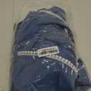 PRETTYGARDEN Women's Summer Button Down Shirt Dress Short Puffy Sleeve Tiered Ruffle Flowy Long Maxi Dresses, M Dark Blue