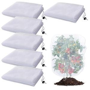 Acostop 4 Pcs 4.6x6ft Insect Bird Garden Netting for Protecting Plant
