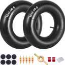 16x6.50/7.50-8 16x650/750-8 Inner Tube With Straight Valve Stem Compatible for Lawn Mower, Golf Cart, Snow throwers, ATV, Wheelbarrows
