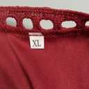 Womens Deep V Neck Short Sleeve Floral Lace Dress Long Bridesmaid Maxi Dresses (Burgundy-0), XL