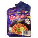 Samyang Buldak Spicy Ramen,Hot Chicken Ramen,Korean Stir-Fried Instant Noodle,Habanero Lime Flavor,1 Bag with 5 Pack (EXP 06/11/26)