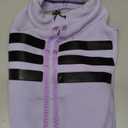 Queenmore Large Dog Sweater, Soft Fleece Vest Pullover Dog Jacket with Leash Hole, Warm Winter Dogs Clothes Cold Weather Doggy Dachshund Sweaters for Large Dogs Cats Boy or Girl (Lilac, L)