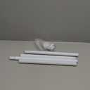Tension Curtain Rod 30 To 64 Inch White Tension Rods Adjustable Spring Loaded Curtain Rods 7/8" Curtain Rods No Drilling Tension Rods For Windows Bedroom Closet Doorway Door