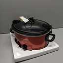 Crock-Pot 6-Quart Cook & Carry Oval Manual Portable Slow Cooker, Red - SCCPVL600-R