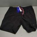 maamgic 2 in 1 Mens Swim Trunks 7 Inch Swim Shorts Swim Suits Board Shorts (L)