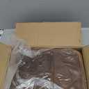 ELIZO Leather Bible Cover for Men Bible Case Women Holder Carrying Organizer Wrap Sleeve Protector Christian Religious Gift Cross Bookmark  Large Antique Brown