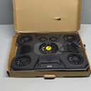 ChillCore Laptop Cooling Pad, RGB Lights Laptop Cooler 9 Fans for 15.6-19.3 Inch Laptops, Gaming Laptop Fan Cooling Pad with 8 Height Stands, 2 USB Ports - A21 Blue