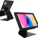Desktop Anti-Theft Security Stand Holder for 2025 iPad 11" (A16) 11th/ 2022 iPad 10.9" 10th Gen.,with Lock and Key,Flip &360Rotating Horizontal or Vertical Design(Black)