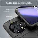 Case for OnePlus 11 Case, One Plus 11 5G PHB110 Case, Military Grade Shockproof Heavy Duty Rugged TPU Cover and Camera Lens Protection Phone Case for OnePlus 11 5G Black