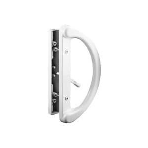 Sliding Patio Door Handle Set, White