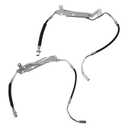 TRQ Front Brake Hose Set Compatible with 1997-2002 Dodge Dakota 2000-2002 Durango