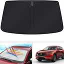 KUST Windshield Sun Shade for Mazda CX-5 2017-2024 2025 2026 CX5 Accessories Window Shade Sun Visor Protector Blocks UV Rays Keep Car Cooler