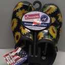 SLOGGERS (BLACK&SUNFLOWERS) SIZE 6