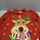 Women's Christmas Reindeer Traditional Knitted Holiday Ugly Sweater Girl Pullover Cardigan. Size M.