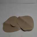 Faux Leather Placemats and Coasters Set of 2, Round Leather for Dinner Table Mats Heat Resistant Non-Slip Washable Insulation Coffee Mats Kitchen Place Mats Nordic Style,Apricot