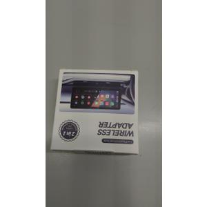 2 in 1 CarPlay Wireless Adapter & Android Auto Wireless Adapter, Low Latency for Cars with Built-in Carplay and Carplay for iPhone 10+ & Android 11+