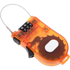 Garneck Safety Snowboard Lock Compact and Lightweight Scooter Lock Retractable Cable for Secure Ski Board and