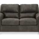 Loveseat Couch, Dark Grey, 59.5"L x 37.5"D x 38"H