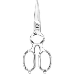 LIVINGO Kitchen Forged Shears Heavy Duty Come Apart Ultra Sharp Multi-function Stainless Steel Scissors Bottle Opener, Nut Cracker 8.5 inch