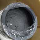Kante Round Concrete Planters Outdoor Indoor Decorative Plant Pot, Charcoal, 12.2"H