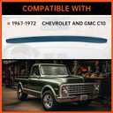 ECOTRIC Dash Pad Dashboard Blue Compatible with 1967-1972 Chevy Chevrolet GMC C10 Urethane Truck 67 68 69 70 71 72