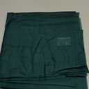 Gwine Hunter Green Sheer Curtains 30 Inch Length, Short Light Filtering Voile Small Cafe Kitchen Curtains with Rod Pocket, Short Curtain for Bathroom Window, 42x30 Inch, 2PCS